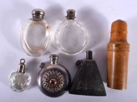 Six Scent Bottles of Various Shapes and Forms. (6)