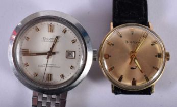 Two Bulova Fashion Watches. Largest 4cm incl crown, Running (2)