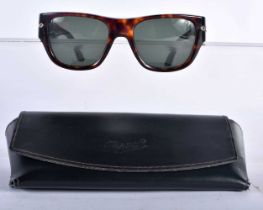 A Cased Pair of Persol Ladies Sunglasses. 13.4cm wide