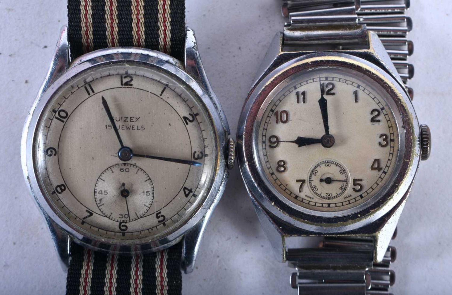 Two Vintage c1940s Watches. One is Suizex. Both manual wind and working. (2)