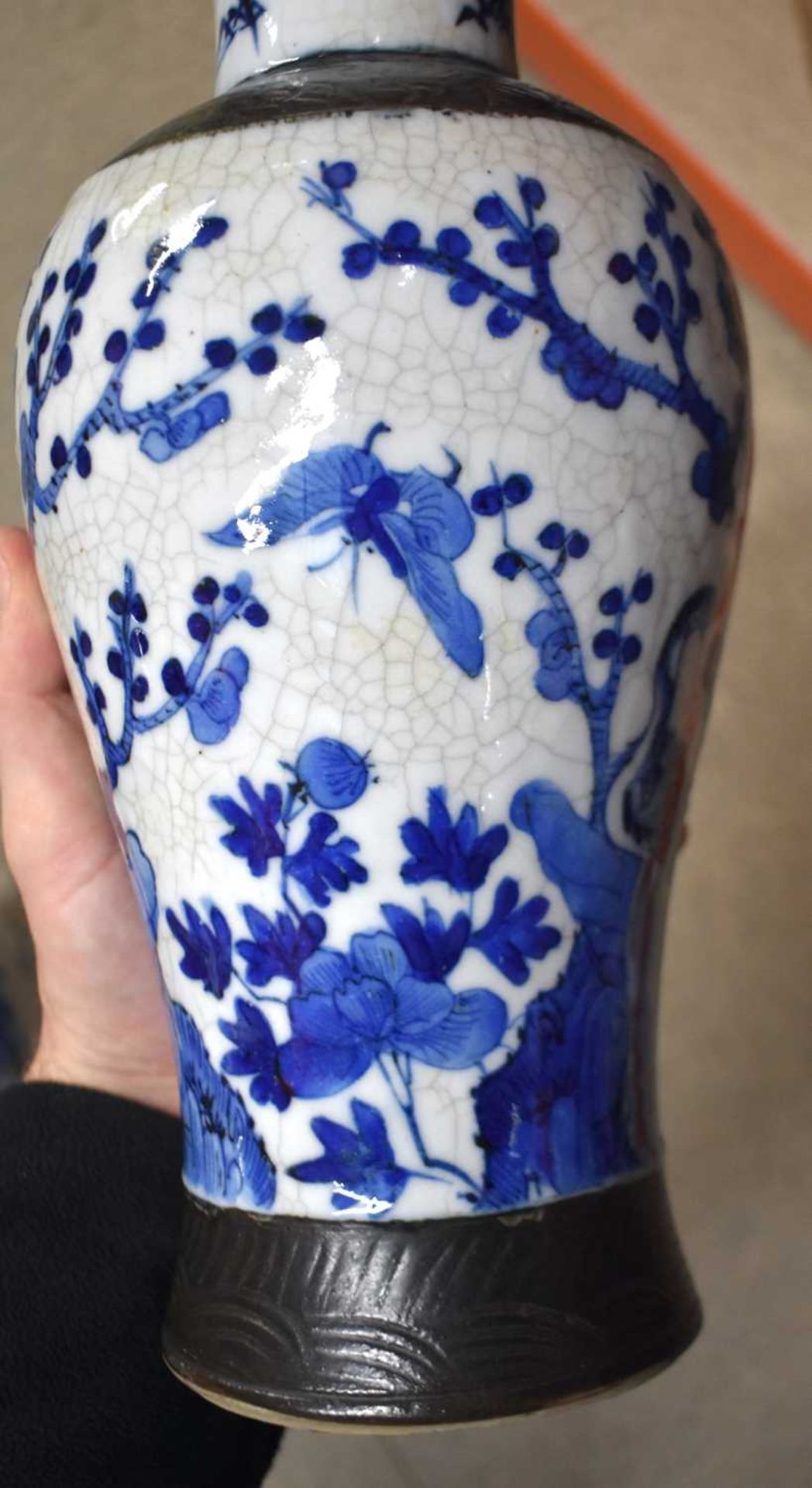 A LARGE PAIR OF 19TH CENTURY CHINESE BLUE AND WHITE PORCELAIN VASES Qing, together with a 19th - Image 37 of 39