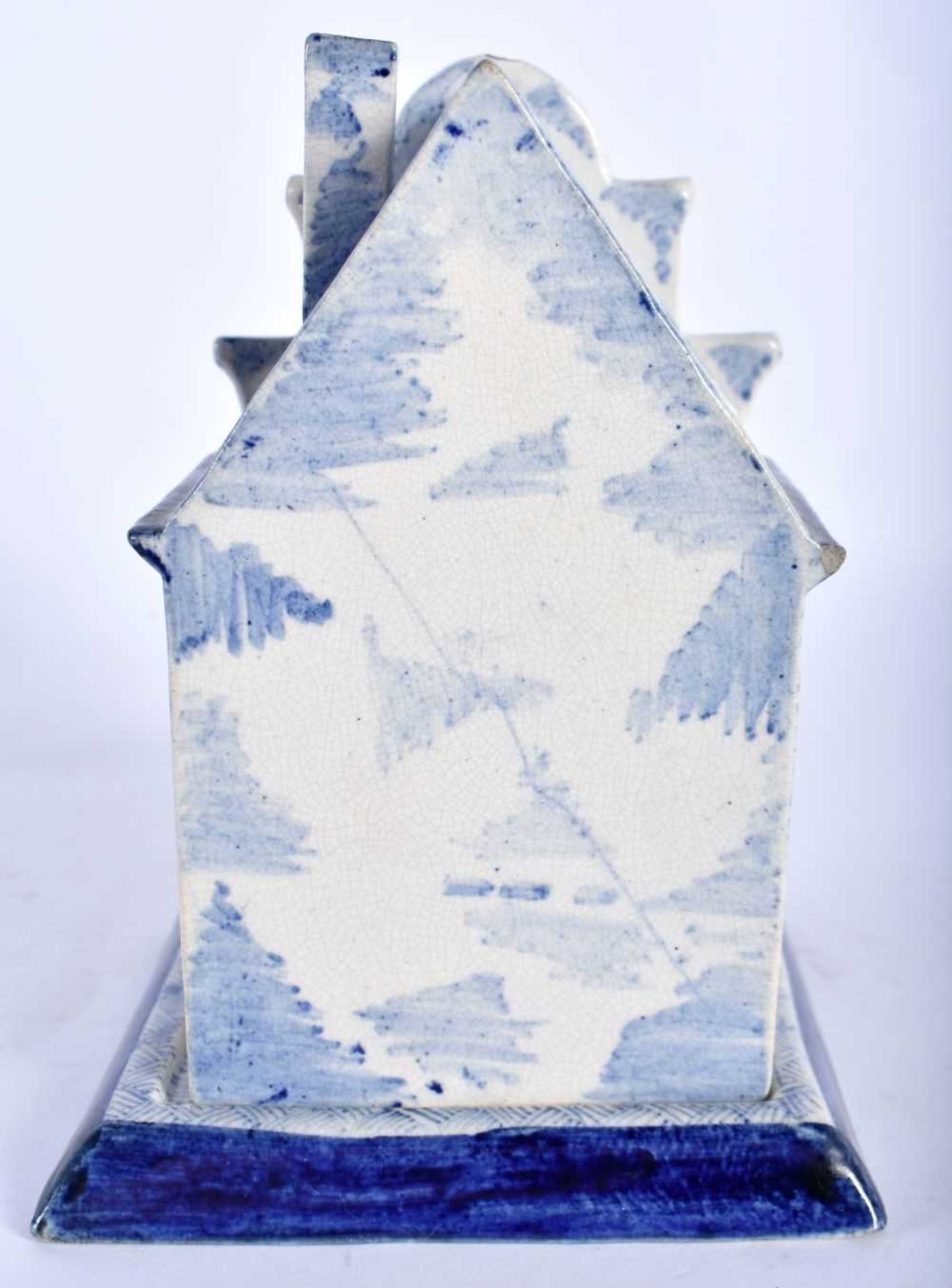 ASSORTED DUTCH DELFT BLUE AND WHITE POTTERY. Largest 19 cm high. (4) - Image 8 of 12