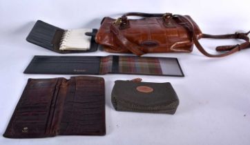 Five Mulberry Fashion Items (incl Handbag, Cheque Book Holder, Purse, Wallet and Contact Wallet) (