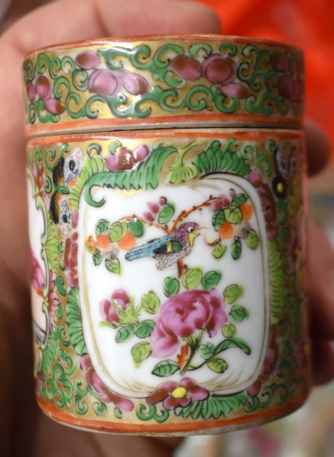 A COLLECTION OF 19TH CENTURY CANTON FAMILLE ROSE WARES Qing, painted with figures, including teapots - Image 34 of 101