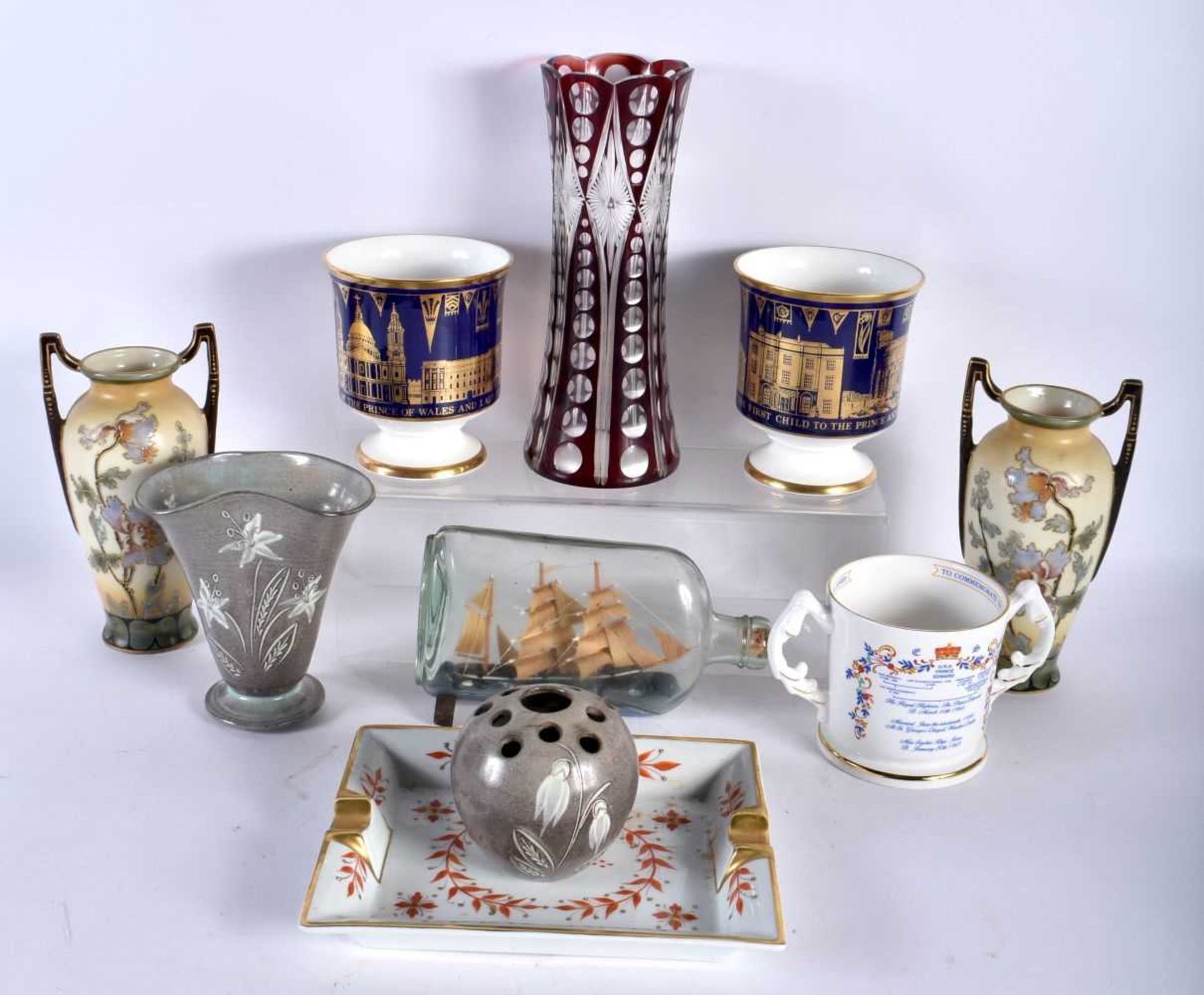 ASSORTED COLLECTABLES including a Limoges tray etc. (qty)