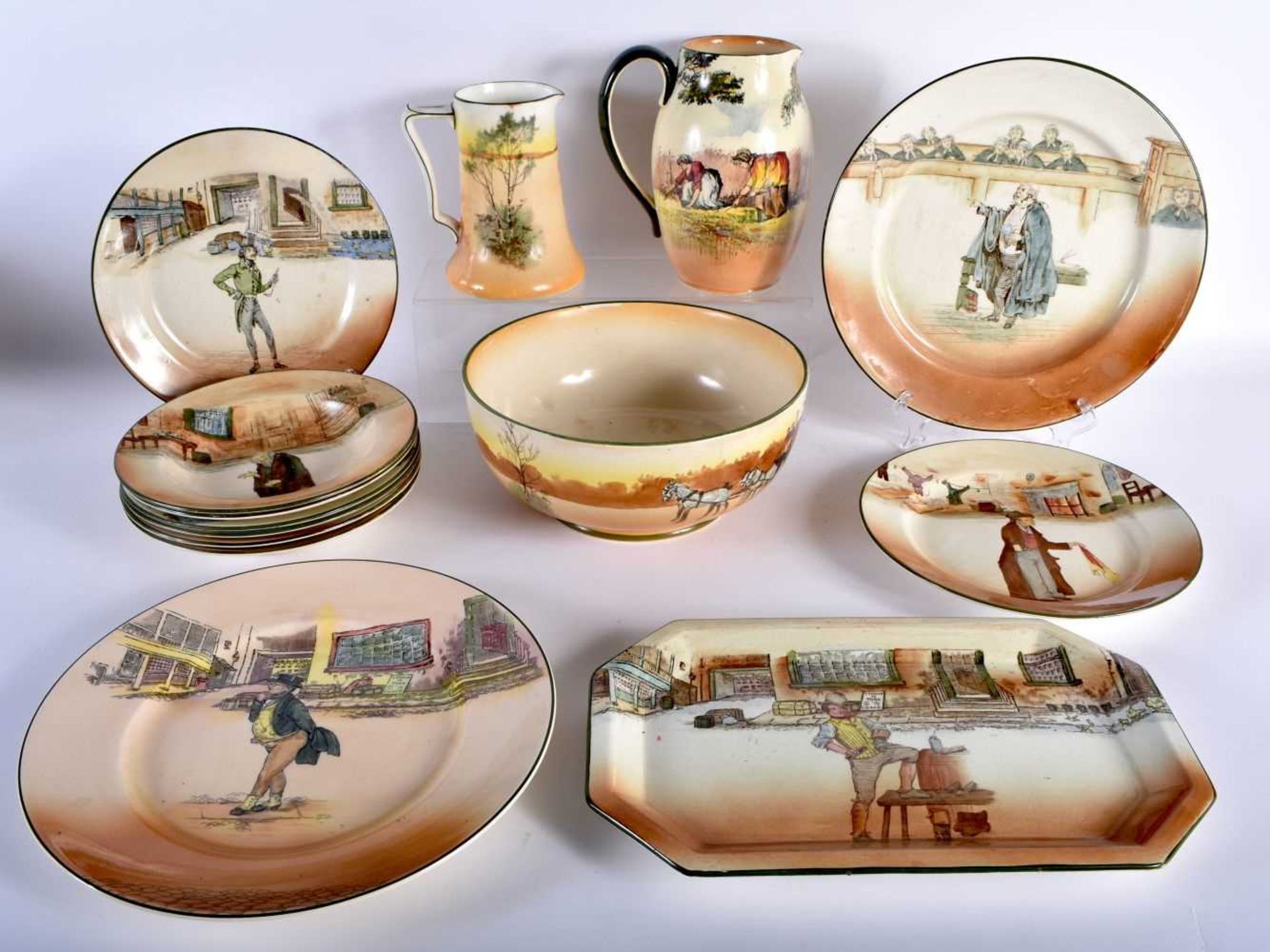 ASSORTED ROYAL DOULTON SERIESWARE. Largest 24 cm wide. (qty)