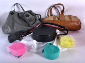 Seven Assorted Designer Handbags (incl Versace, Prads, Coach (7)