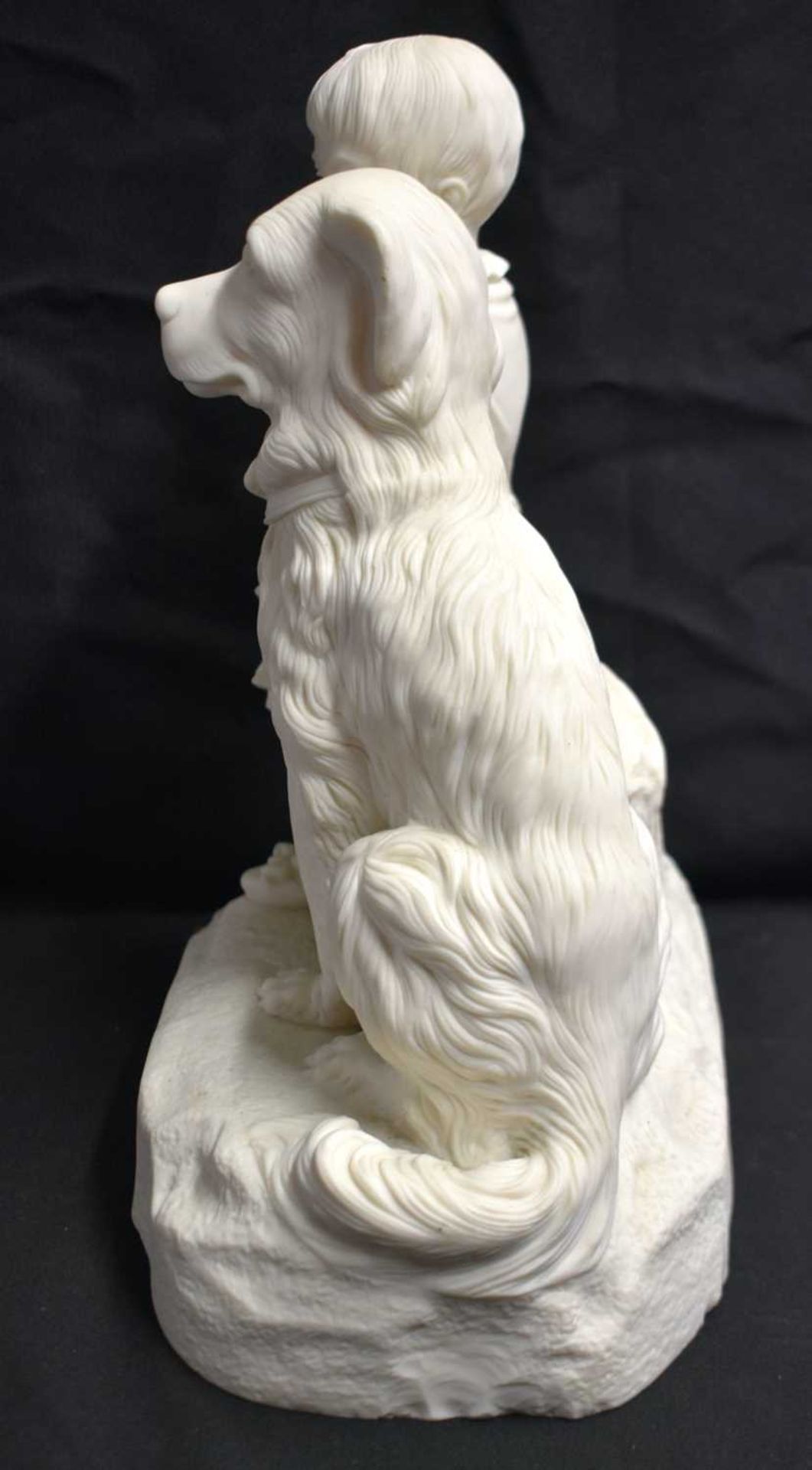 A RARE 19TH CENTURY ROBINSON AND LEADBEATER PARIAN WARE FIGURE Don't Be Greedy. 30 cm x 20 cm. - Image 2 of 4