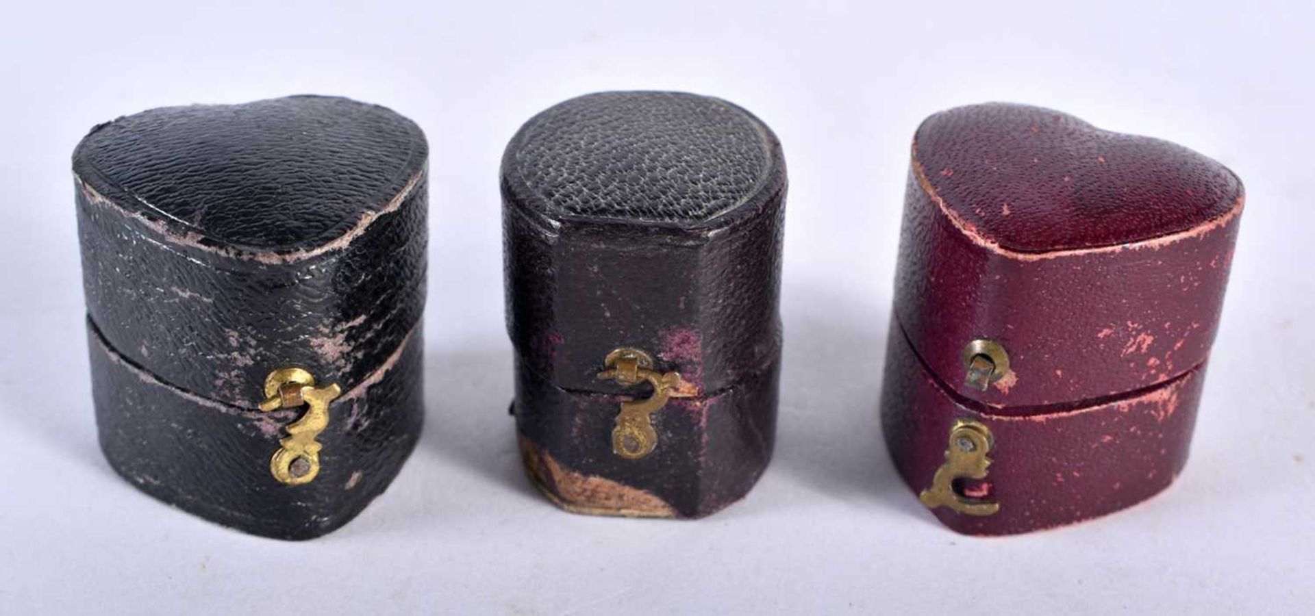 Three Antique Ring Boxes (3)