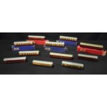 A collection Hornby Duplo train coaches (11)