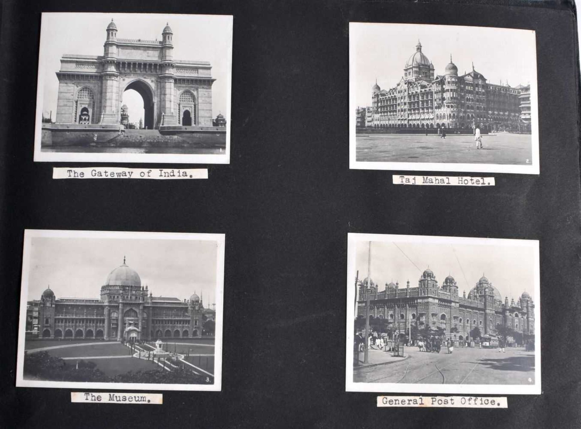 A COLLECTION OF TOPOGRAPHICAL INDIAN & EASTERN PHOTOGRAPH ALBUMS depicting various scenes. (qty) - Image 2 of 19