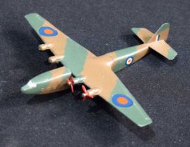 A Dinky Meccano Armstrong Whitworth model Airliner 15.5 x 17 cm.