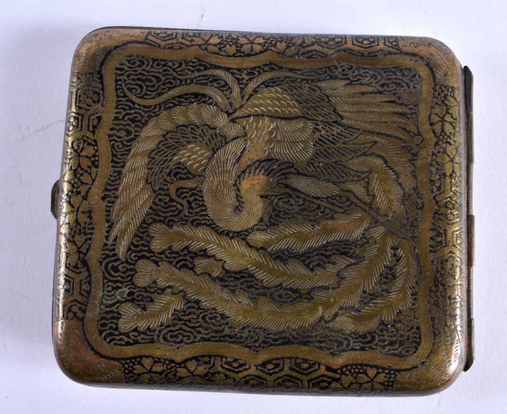 A LATE 19TH CENTURY JAPANESE MEIJI PERIOD KOMAI STYLE CASE. 84.4 grams. 9 cm square. - Image 3 of 3