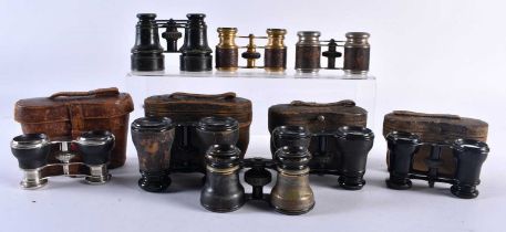 A mixed collection of Opera glasses and miniature binoculars (8)