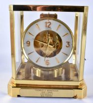 A JAEGER LE COULTRE ATMOS CLOCK No 214650. 24 cm x 18 cm.