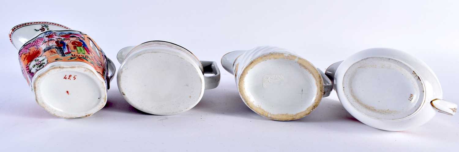 13 Early 19th century cream jugs from factories including New Hall, Worcester and Spode (qty) - Image 7 of 16