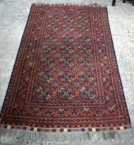 A Turkman rug 188 x 117 cm.