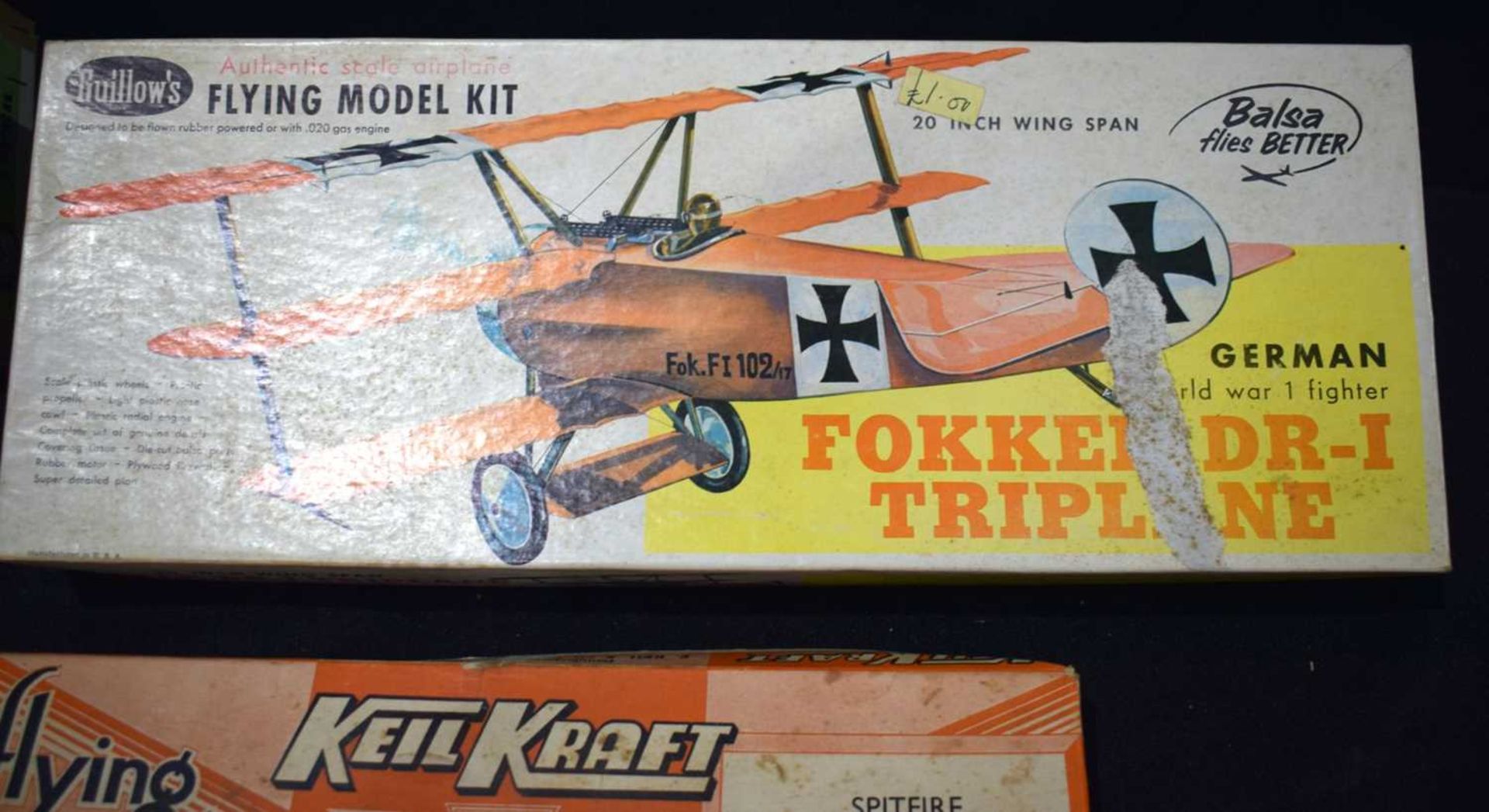 A Collection of boxed model aircraft Kits Keil Crafts, Guillow's etc (6) - Image 4 of 5