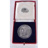 A Cased Silver Scots Dialect Elocution Medal awarded to Mr Jessie McIntosh in 1926. Hallmarked