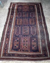 A Turkman rug 192 x 108 cm.