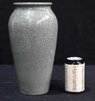 A Chinese Porcelain Crackle glaze vase 30 cm.