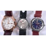 THREE VINTAGE Wrist Watches. Largest 4.25 cm wide. (3)