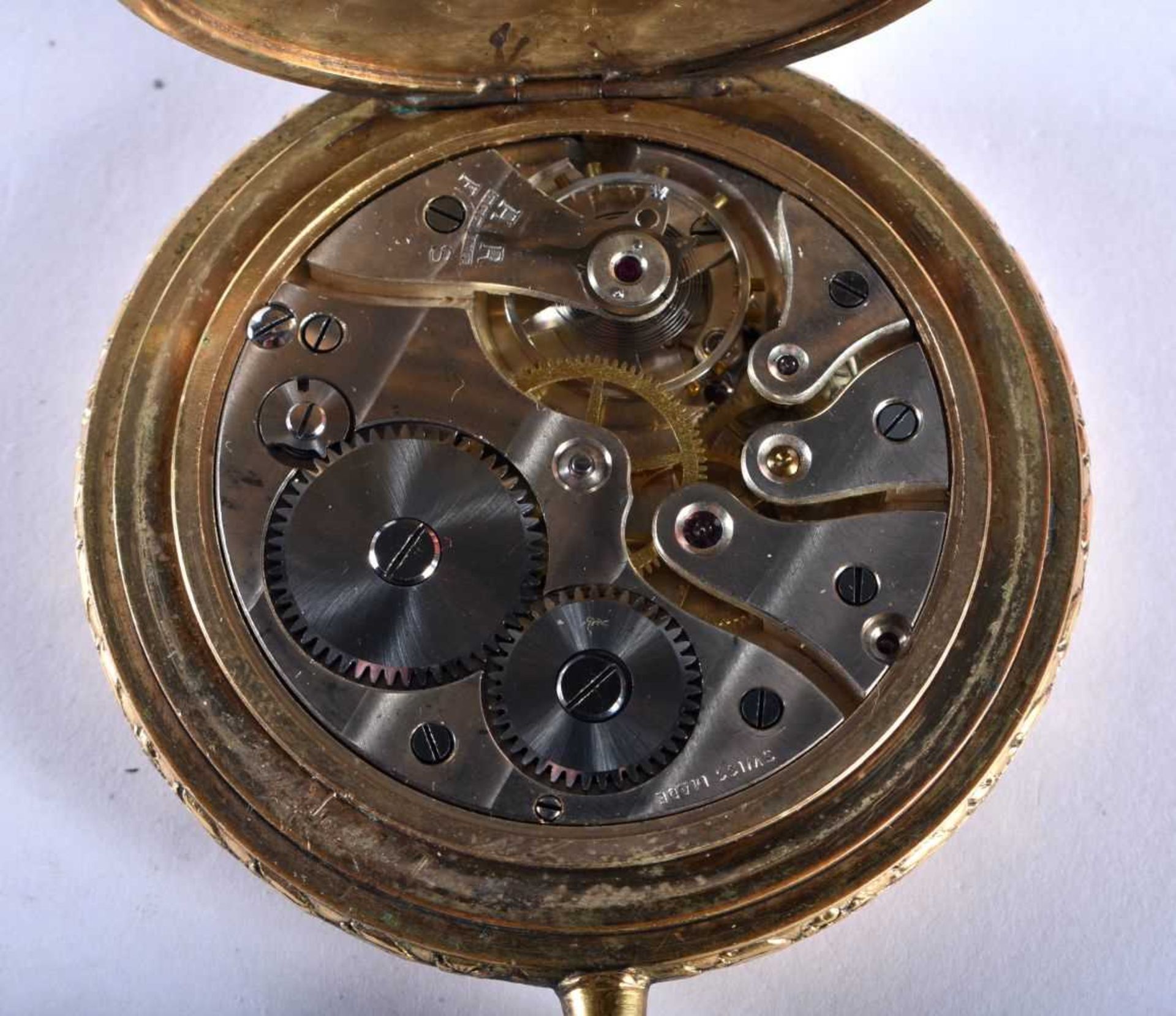THOMAS RUSSELL Gents Rolled Gold Open Face Pocket Watch. Movement - Hand-wind. WORKING - Tested - Image 2 of 4