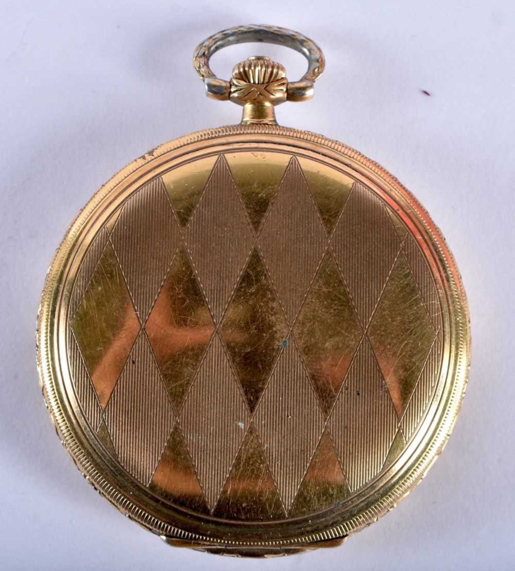 THOMAS RUSSELL Gents Rolled Gold Open Face Pocket Watch. Movement - Hand-wind. WORKING - Tested - Image 4 of 4