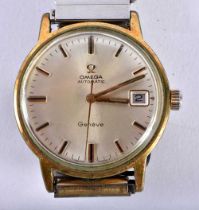 A BOXED OMEGA WRIST WATCH. 3.75 cm wide inc crown.