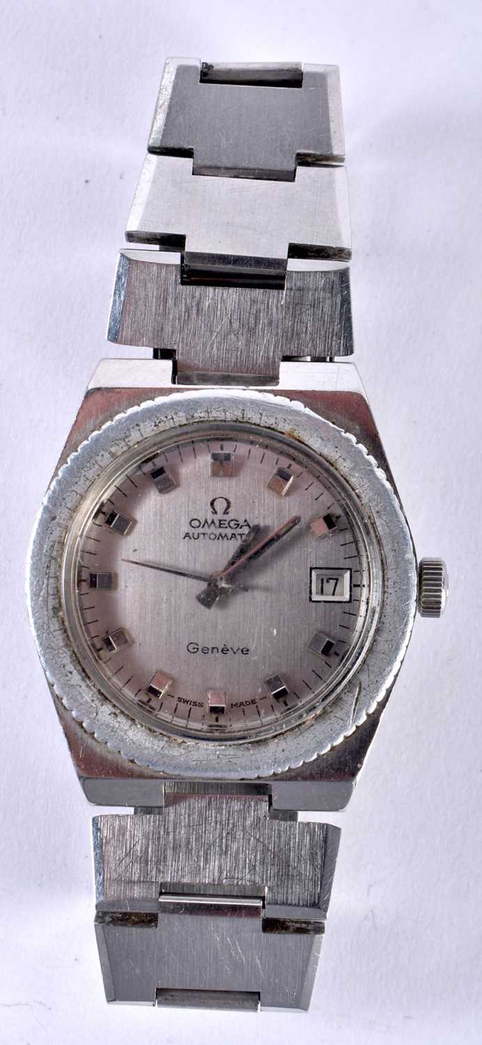 A VINTAGE OMEGA WRIST WATCH. 3.75 cm wide inc crown. - Image 2 of 5