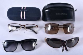 Four Pairs of Designer Sunglasses (Tommy Hilfiger Dolce & Gabbana, Zadig & Voltaire and Gian Franco)