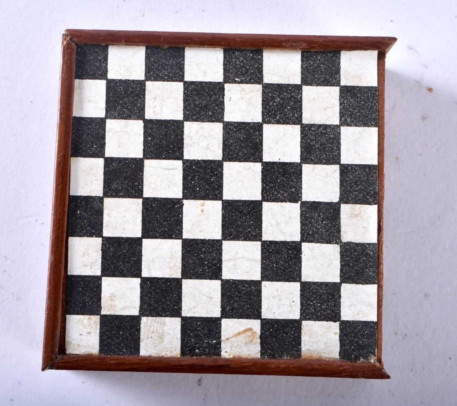 A MINIATURE GAMING BOARD. 5.5 cm square. - Image 4 of 4