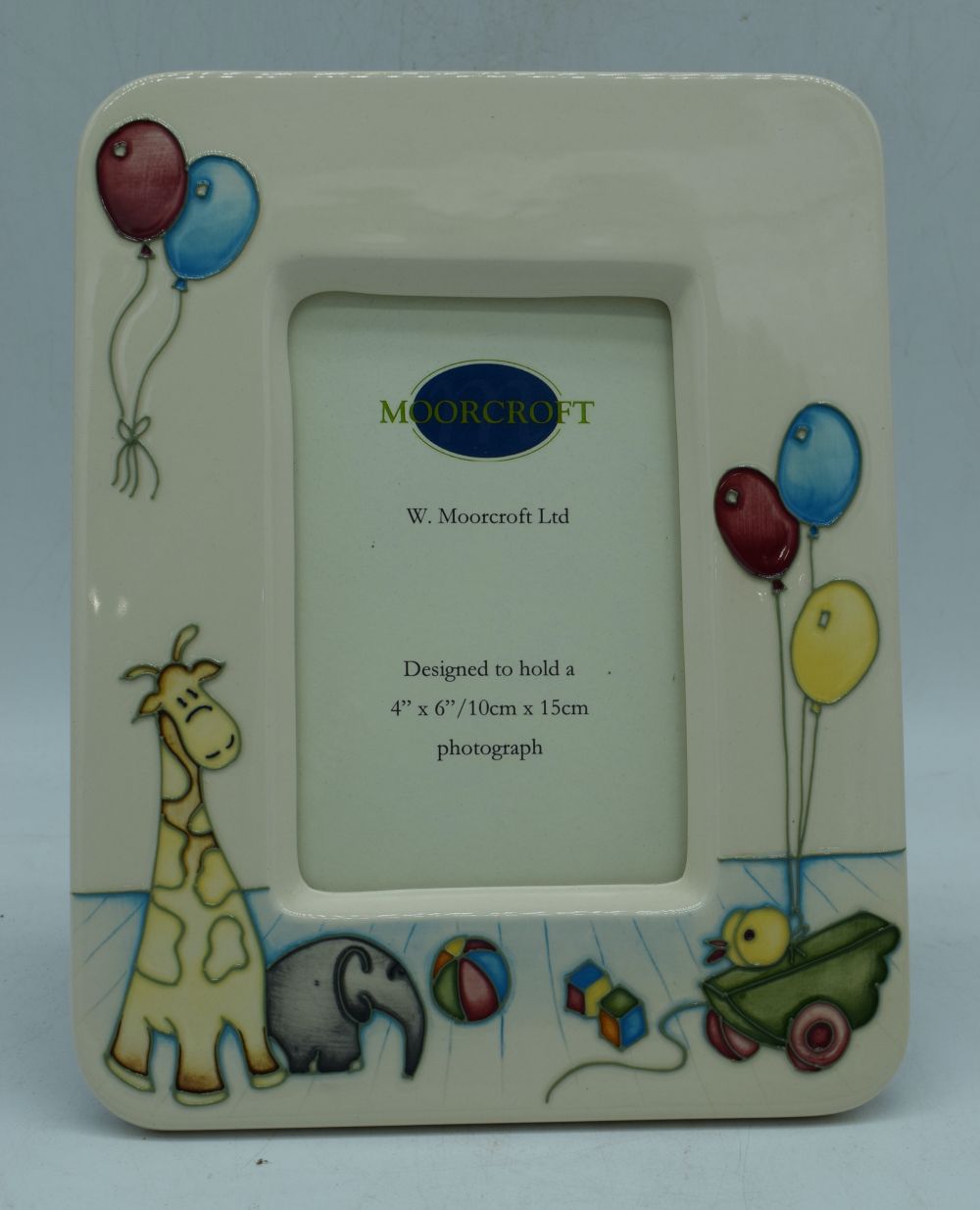 A 1980s Moorcroft ceramic Picture frame , part of 'The Nursery' range created by Nicola Slaney 26 - Image 7 of 10