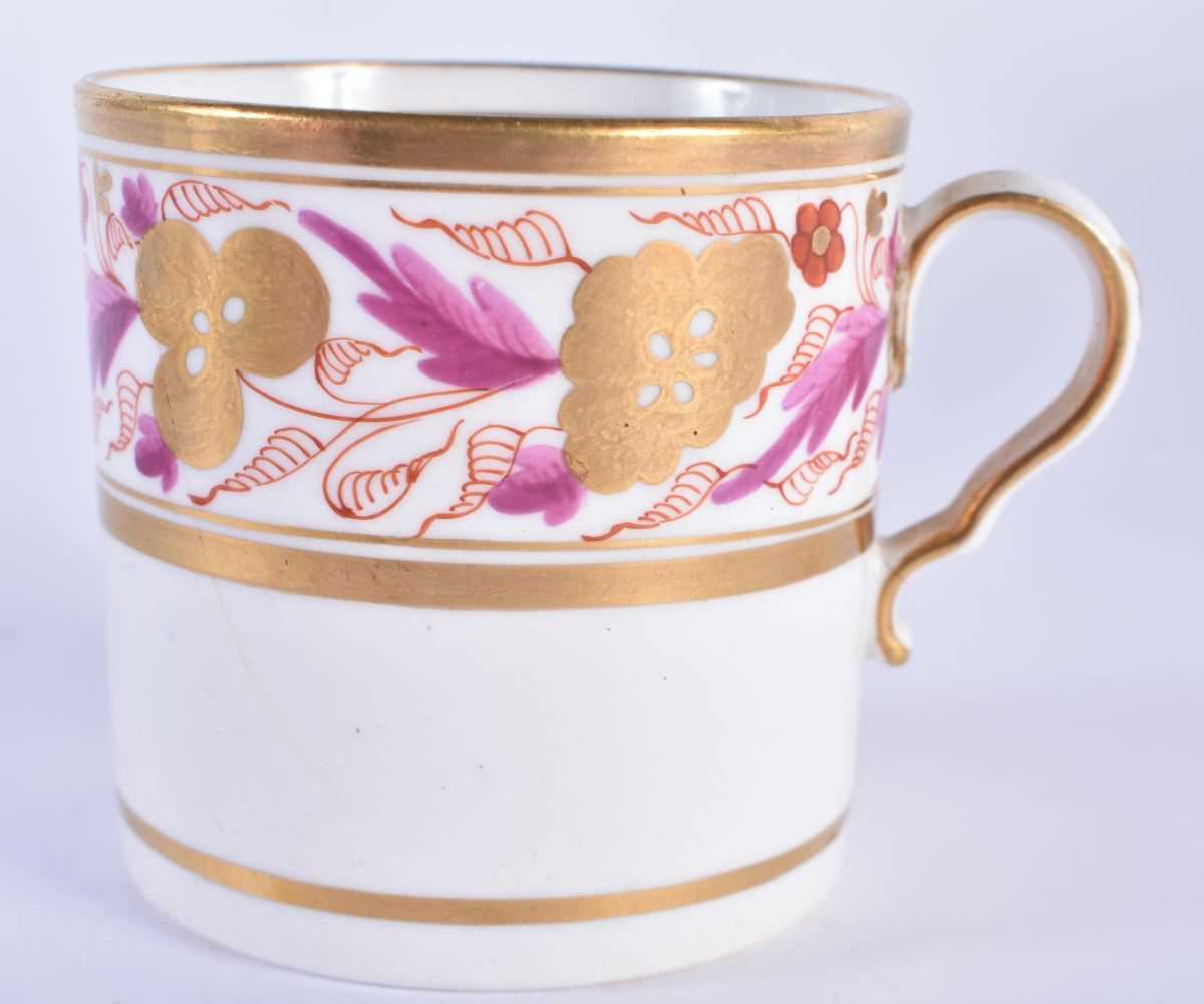 Spode imari teacup and saucer painted in imari style, and four Spode coffee cans and a printed - Image 7 of 11