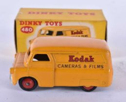 Vintage 1950's Dinky Toy Bedford Van Wagon, Kodak Cameras & Films, #480 with Original box. Made in