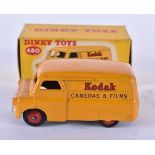 Vintage 1950's Dinky Toy Bedford Van Wagon, Kodak Cameras & Films, #480 with Original box. Made in