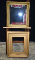 Two giltwood frames largest 63 x 52 cm.(2)