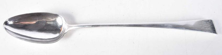 A Georgian Silver Basting Spoon by Solomon Hougham. Hallmarked London 1795. 30.5 cm x 5 cm, weight
