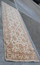 An Afghan Usak long rug 360 x 119 cm