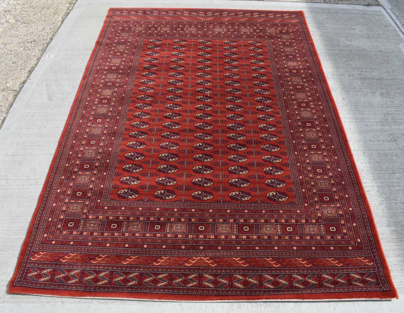 A Turkish Kirman rug 297 x 201 cm - Image 2 of 16