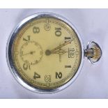 Jaeger LeCoultre Military 6E/50 Pocket Watch.Dial 5.1cm, working