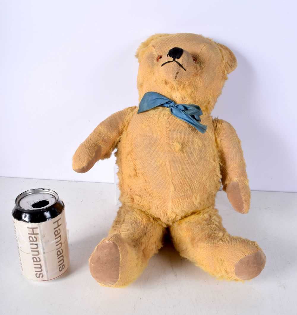 A Vintage straw filled growler Teddy 43 cm. - Image 2 of 4