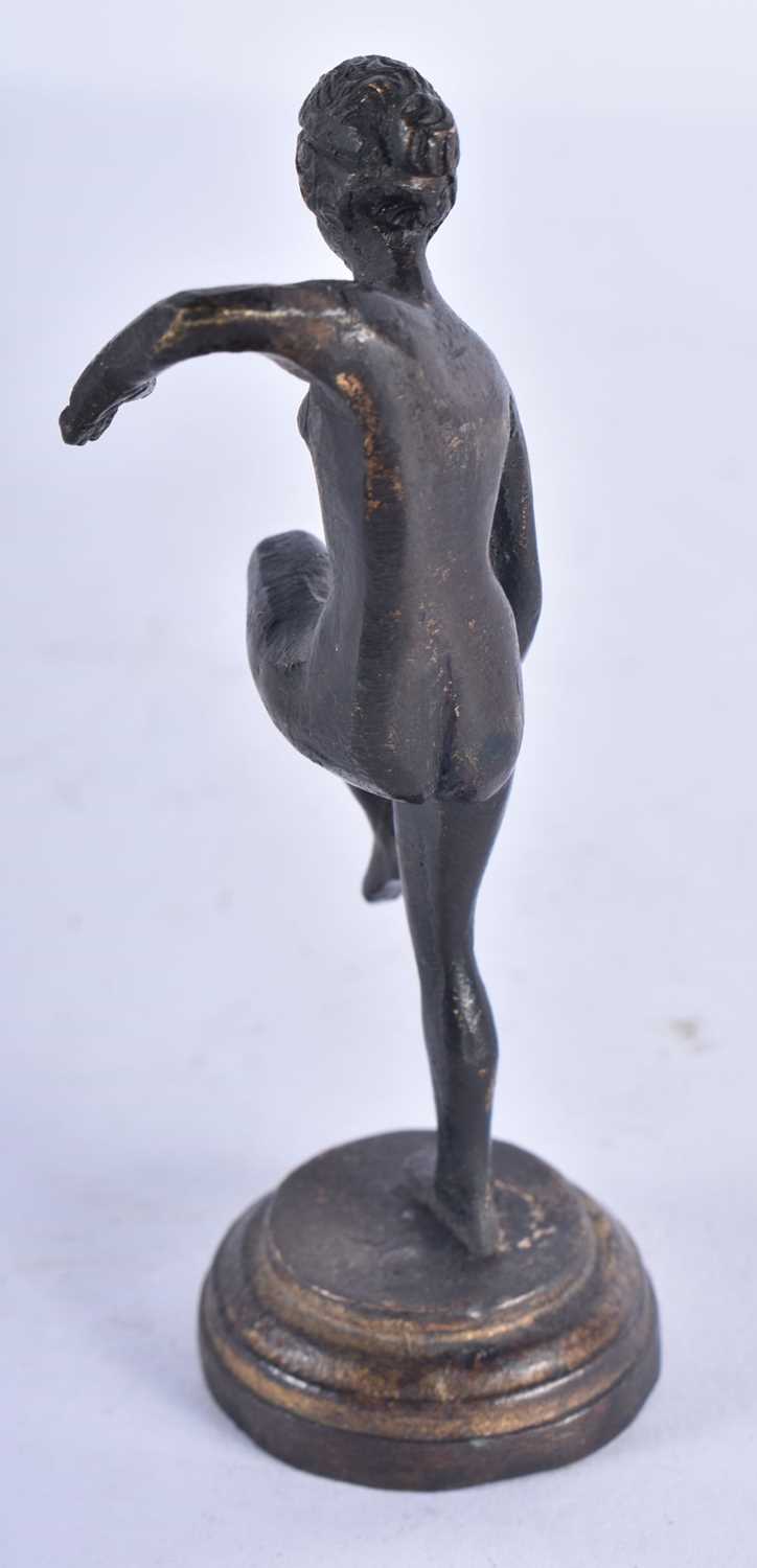 A Bronze Figure of a Nude in a Dance Pose. 9.8 cm high, weight 122.3g - Image 2 of 3