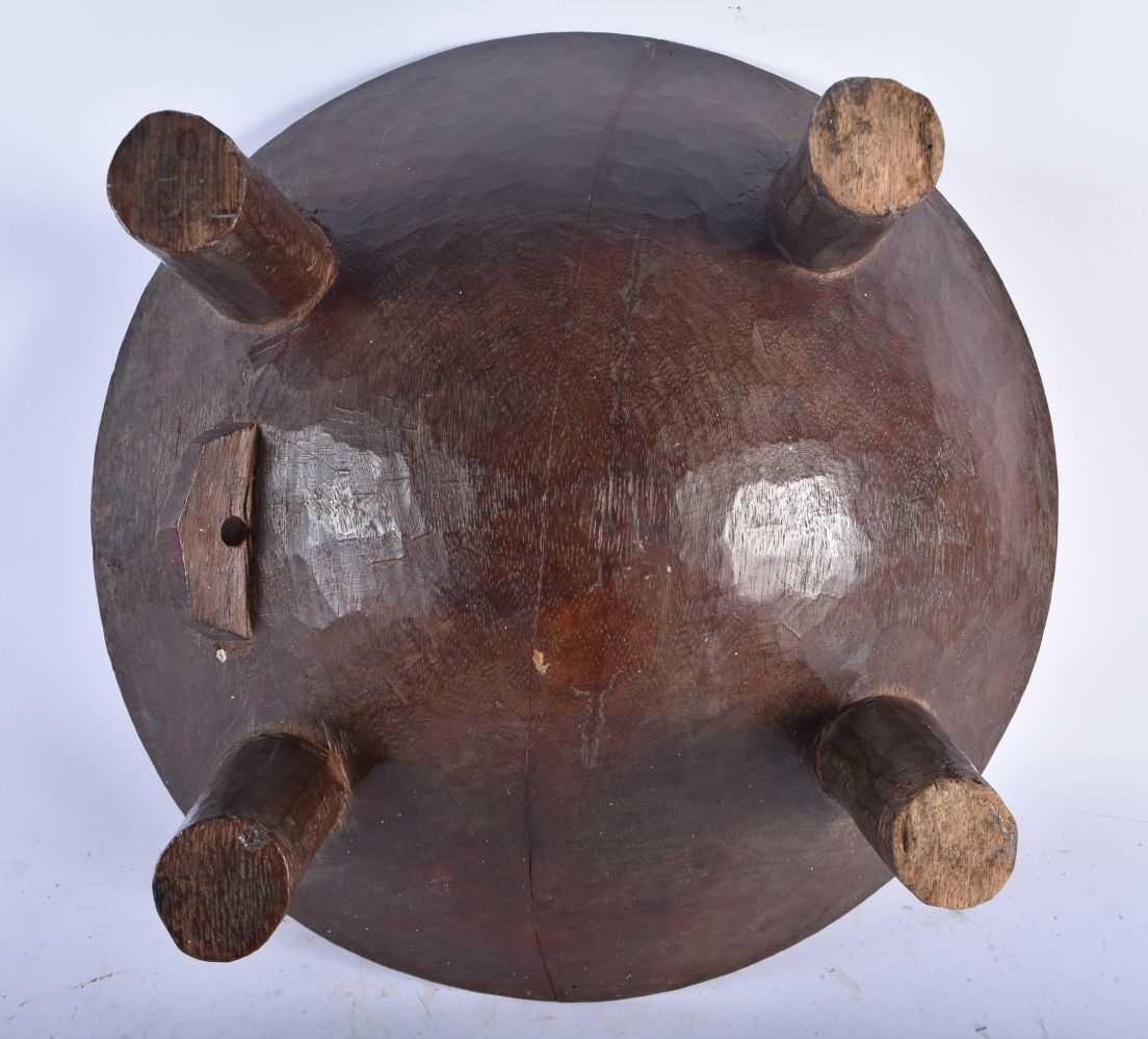 A TRIBAL FIJIAN CARVED WOOD KAVA BOWL. 34 cm x 17 cm. - Image 4 of 4