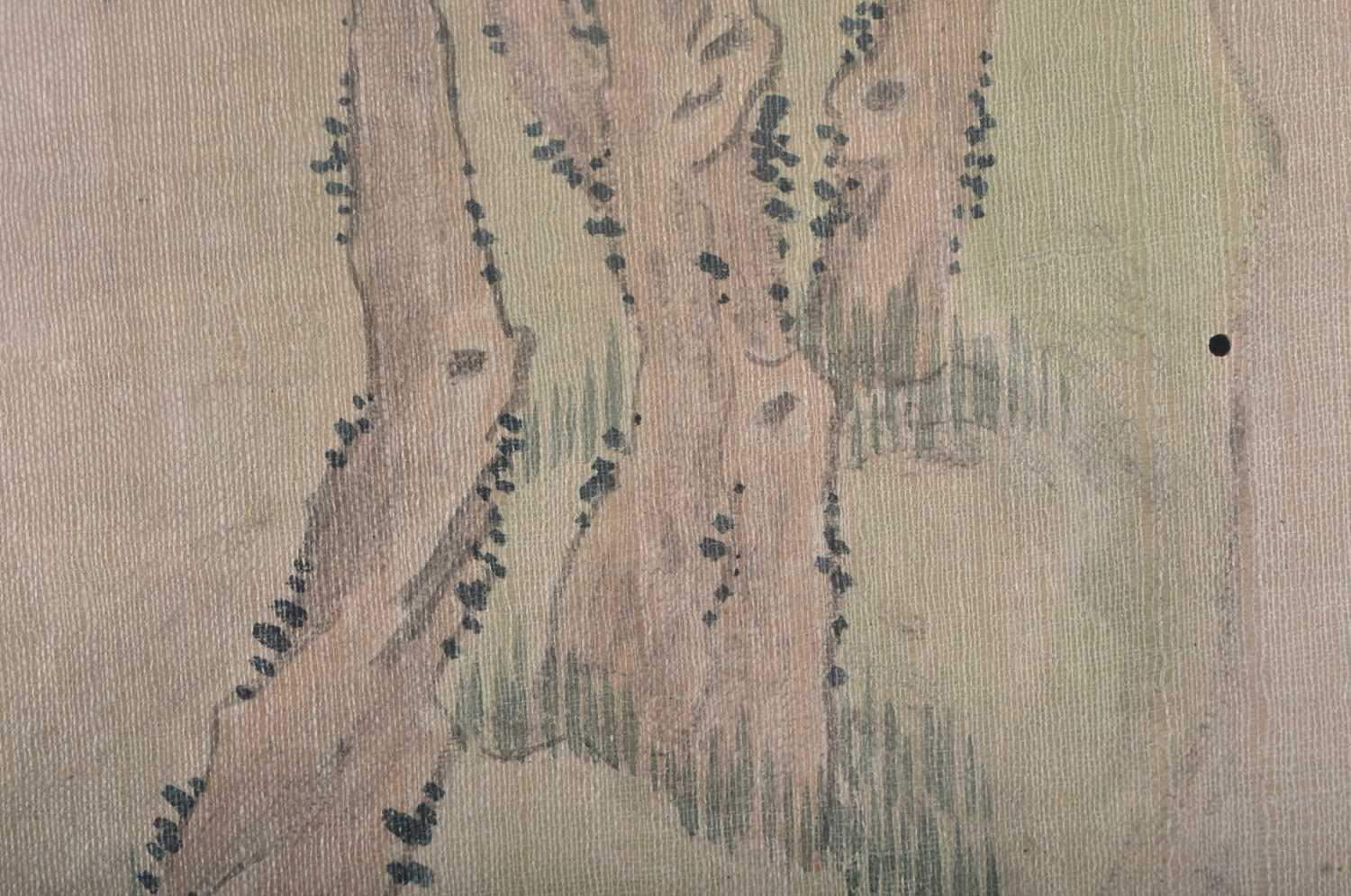 Attributed to Qian Hui'an (1833-1911) 3 x Watercolours, Figures within landscapes. 60 cm x 42 cm. - Image 18 of 38