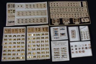 A collection of Cufflinks, Tie pins and Tie pins Rolled gold and gold plate (Qty)