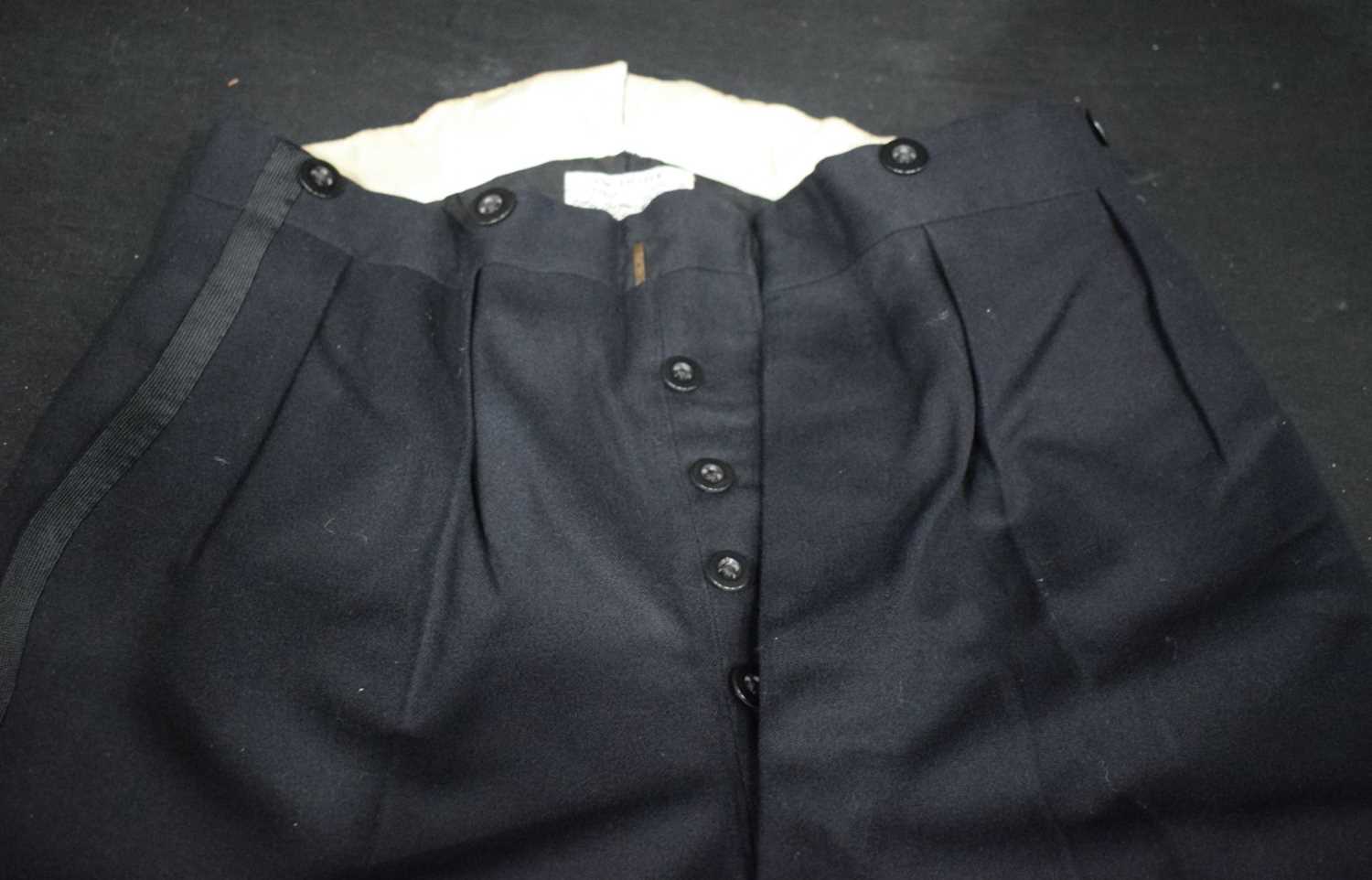 A 1930's J W Dore of Piccadilly Tailcoat suit with 2 pairs of trousers coat 113 cm (3). - Image 6 of 18