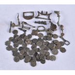 A Large Quantity of Bronze Metal Detector Finds (qty)