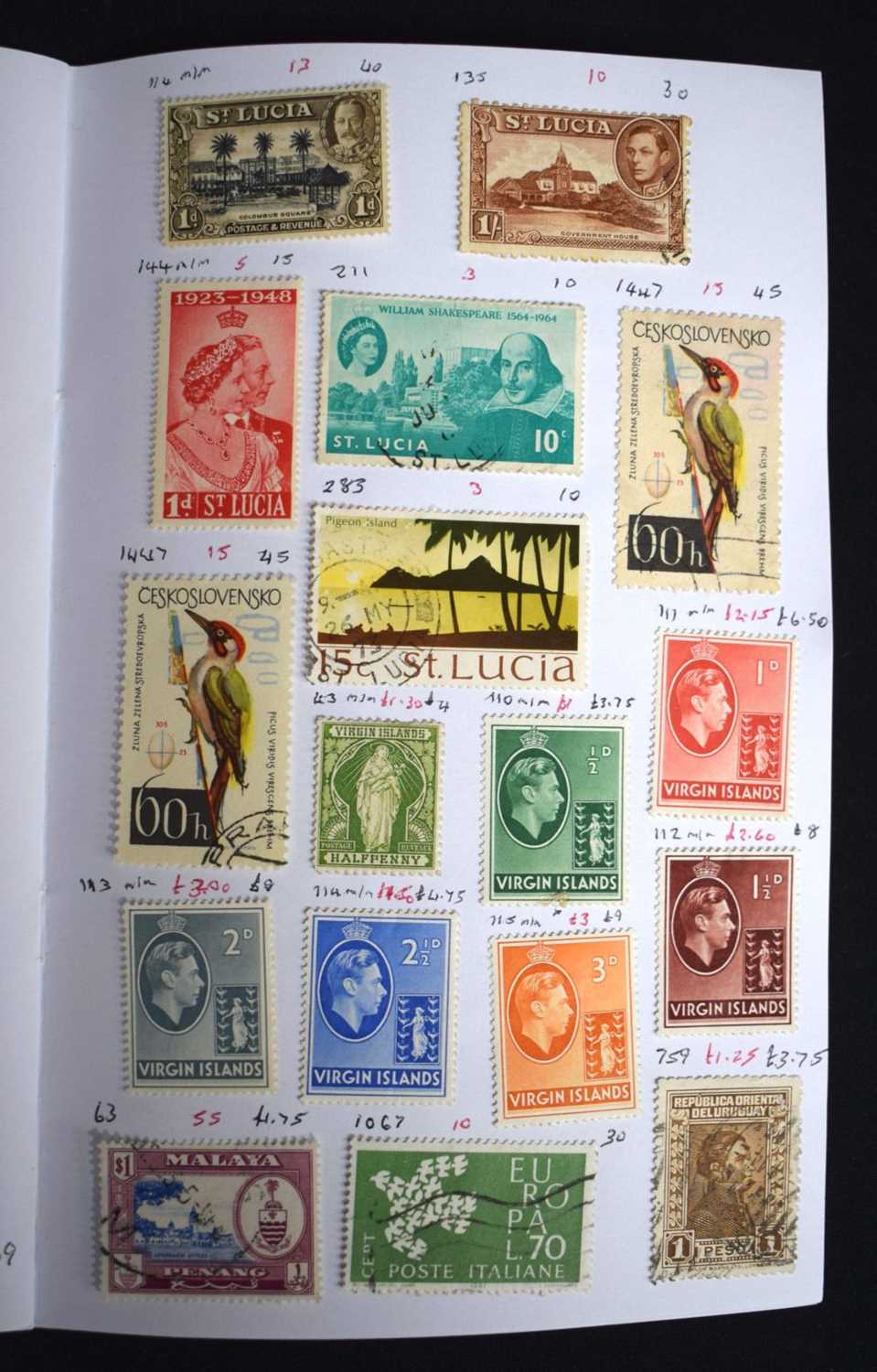 A collection of worldwide stamps Singapore, Sweden, Israel, France , Greece etc (Qty) - Image 7 of 22