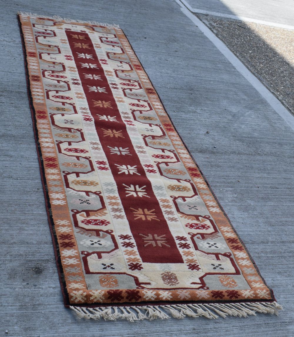 A South west Turkish Milas Runner 280 x 75 cm.